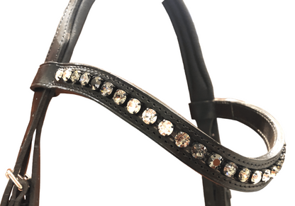 *Otto Schumacher Black Line Snaffle Bridle - Horse