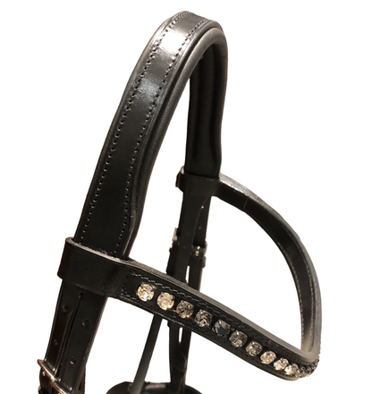 *Otto Schumacher Black Line Snaffle Bridle - Horse