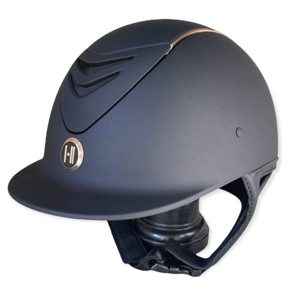 one k CCS helmet with MIPS rose gold