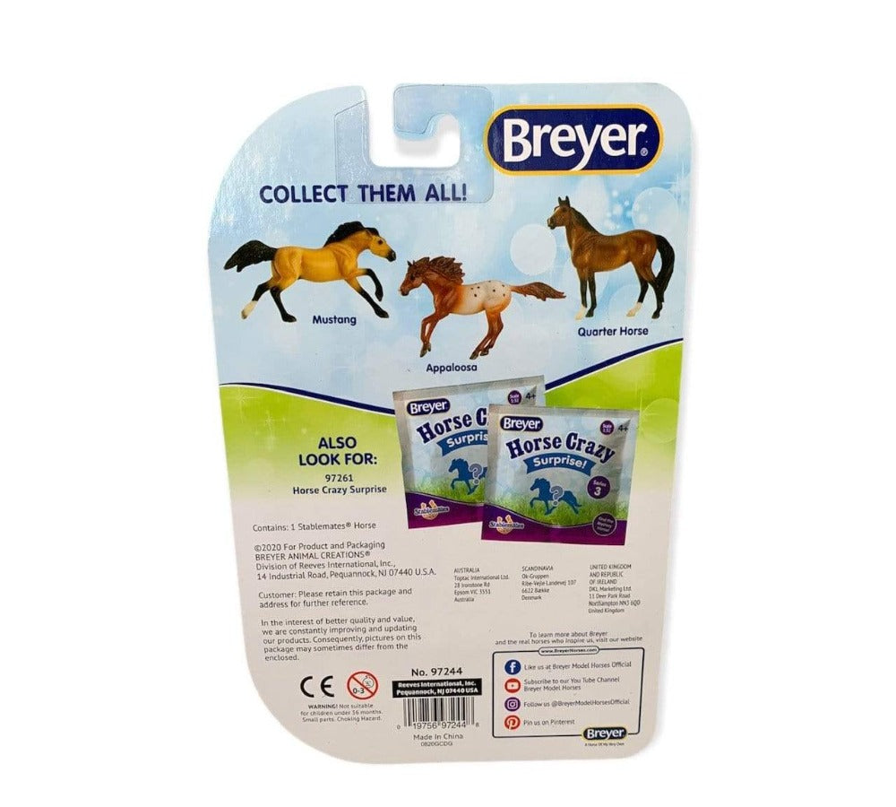 Breyer Horse Crazy Stablemates - Back of Packaging