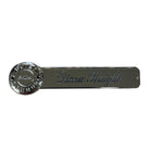 Butet Chrome Saddle Name Plate 70mm - Script