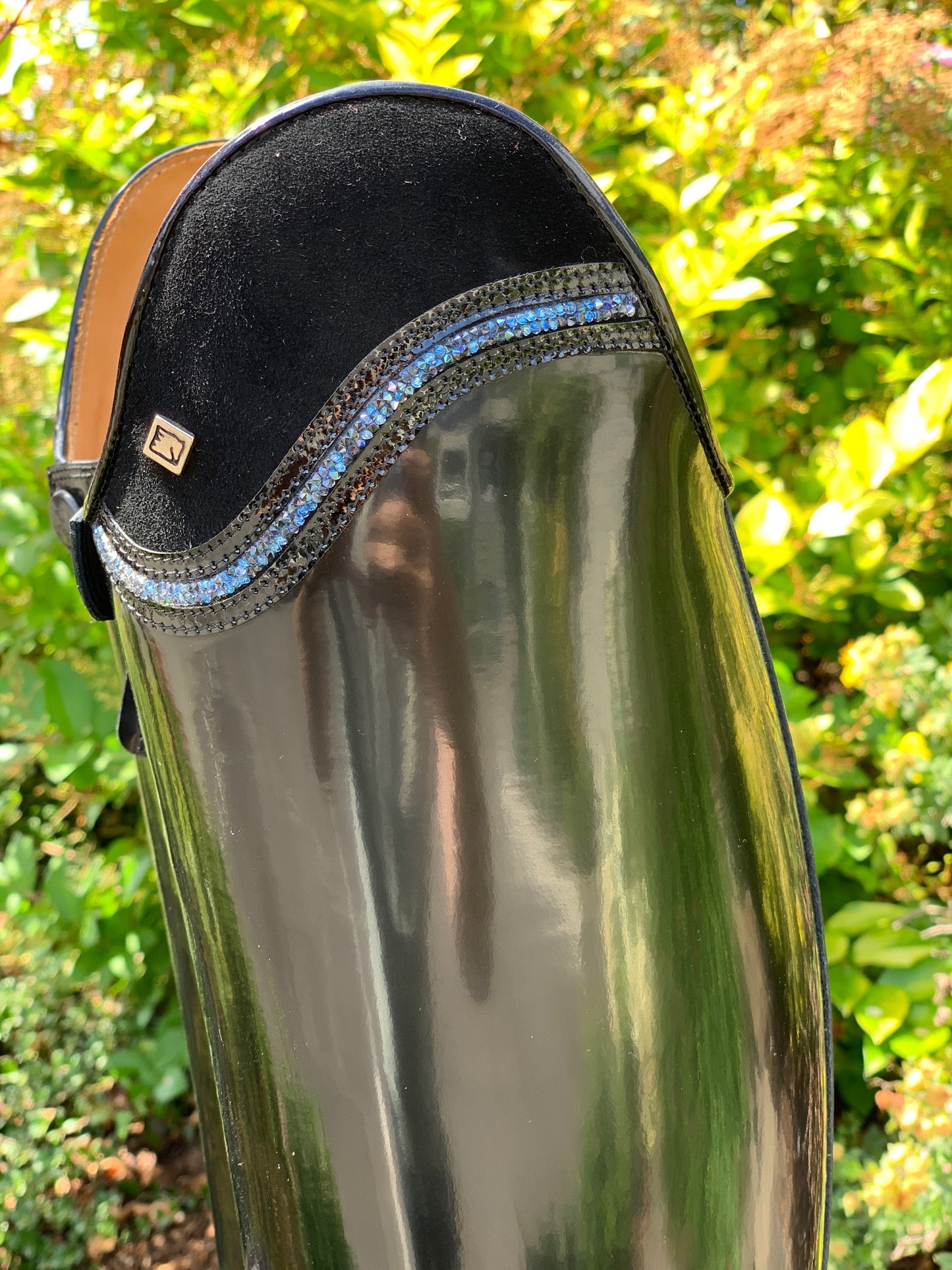 DENIRO Black dressage boot custom