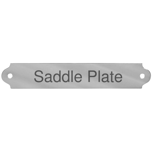 Saddle Plate - Chrome