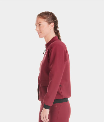 Horse Pilot Teddy Jacket - Dark Red