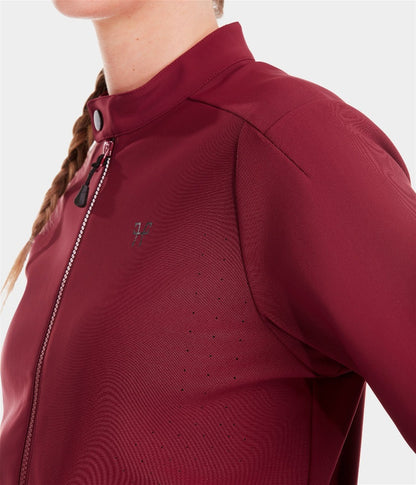 Horse Pilot Teddy Jacket - Dark Red