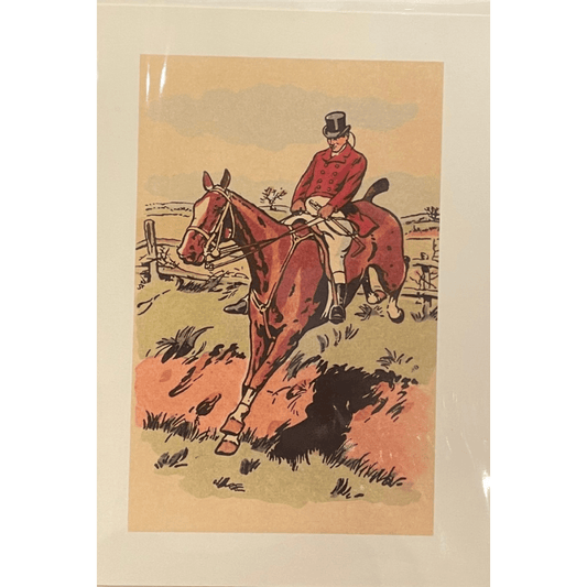 gift card vintage equestrian