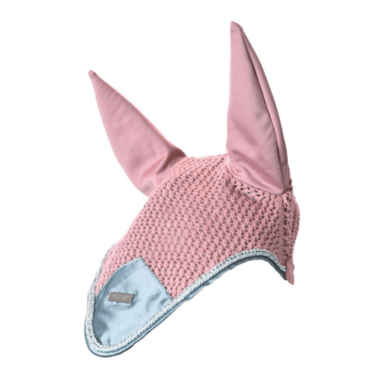 equestrian stockholm ear bonnet - pink crystal