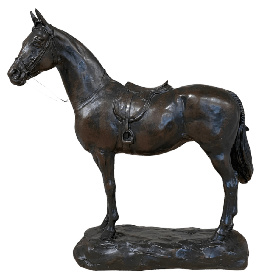 English Riding Horse Statue