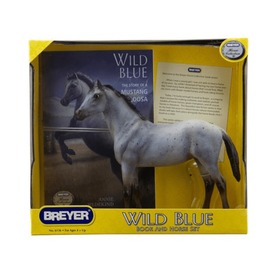 breyer blue wild with book