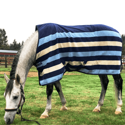 Rambo Deluxe Fleece with blue stripes