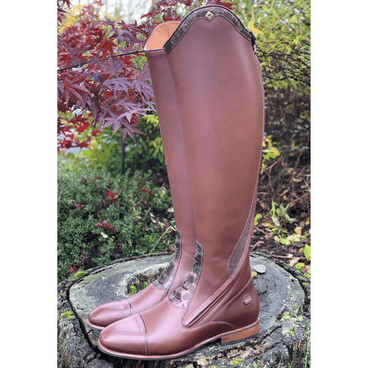 Custom DeNiro S4602 Jump Boot - Vintage Brown with Greta Brown Rondine Top