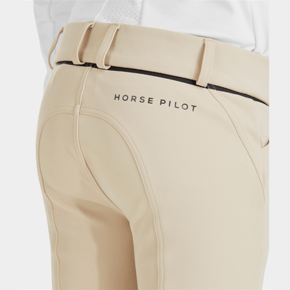 Horse Pilot X-Design Boys Knee Grip Breeches - Beige