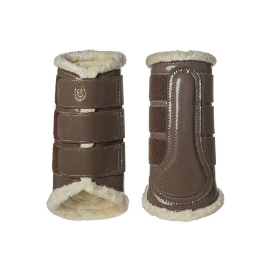 equestrian stockholm brushing boots - champagne