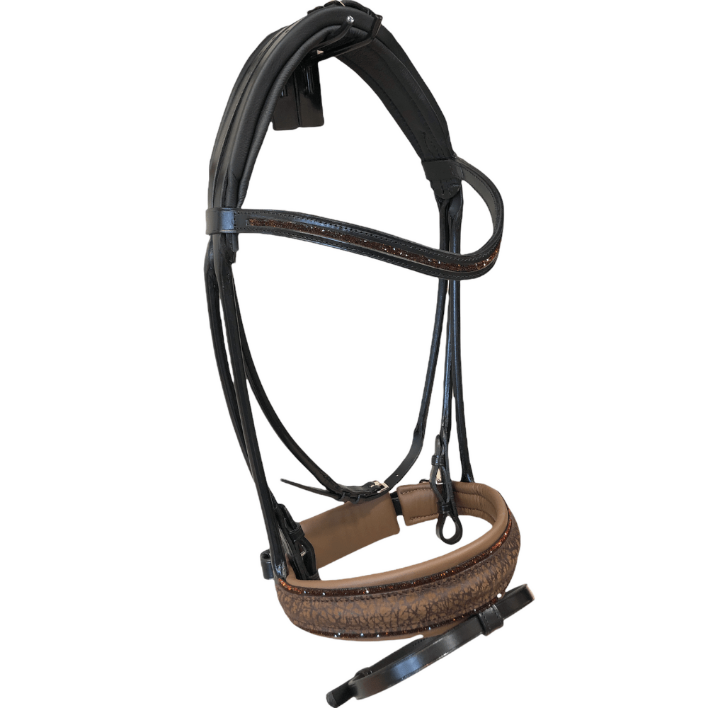 Otto Schumacher Munchen Feel Good Rolled Double Bridle Nubuk Brown