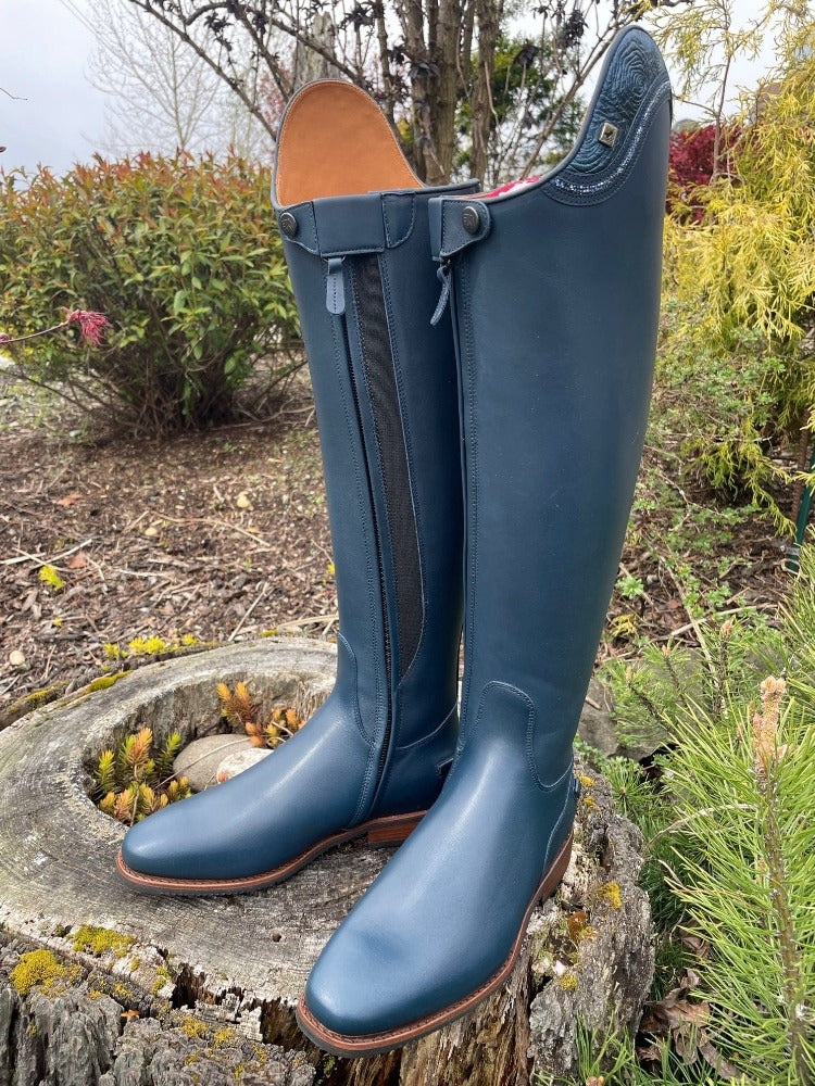 Blue horse sale riding boots