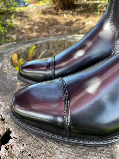 Custom DeNiro Raffello Dressage Boot - Brushed Black with Uptop Lucidi & Fineline