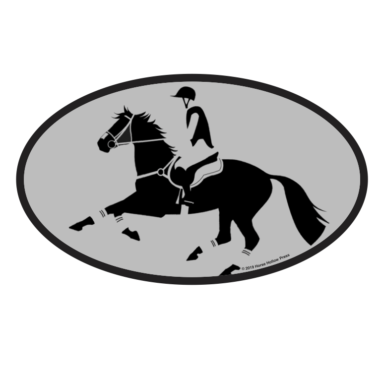 Oval Euro Sticker - Eventer – Olson's Tack Shop