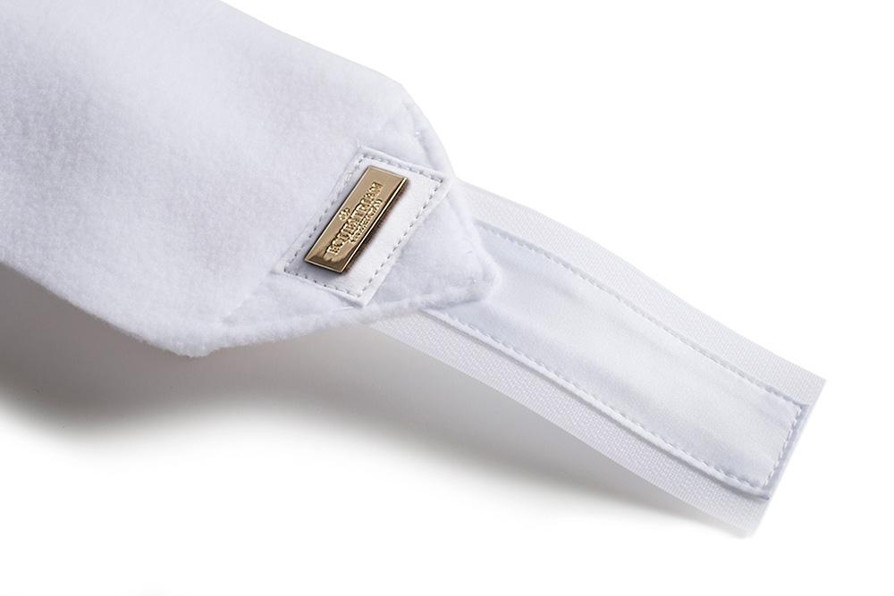 equestrian stockholm polo bandages - white gold