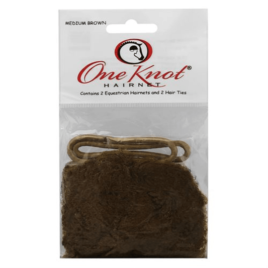 One Knot Hair Net - Medium Brown