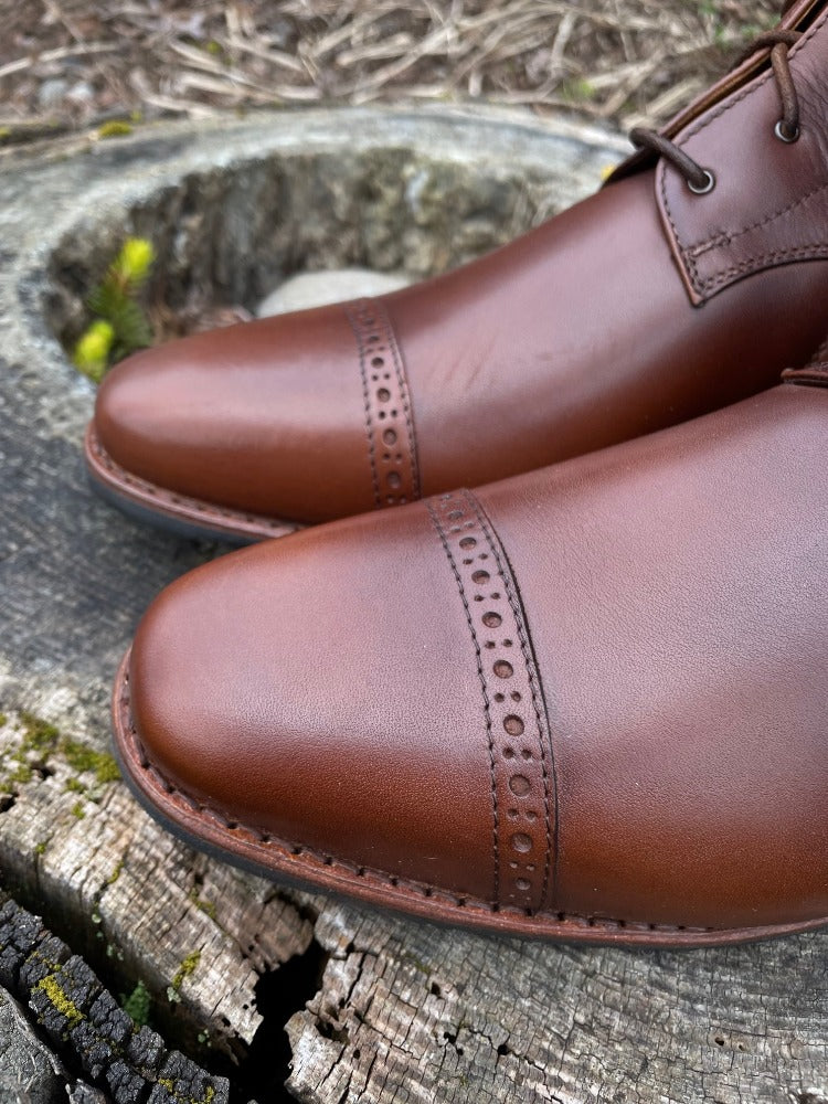 Custom DeNiro Tintoretto Full Lace Dressage Boots - Oxford Vintage Calfskin