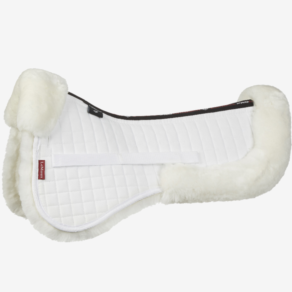 LeMieux Pro Lambskin Half Pad - White