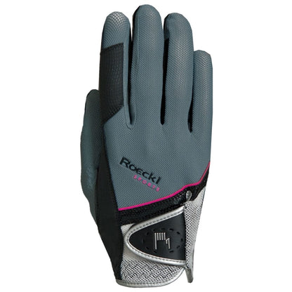 Roeckl Madrid Grip Glove - Grey and Pink