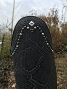 Custom DeNiro Bellini Dressage Boot - Black Regal with Rondine & Studs