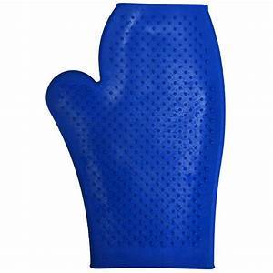 Eco Pure Rubber Grooming Mitt - Royal Blue