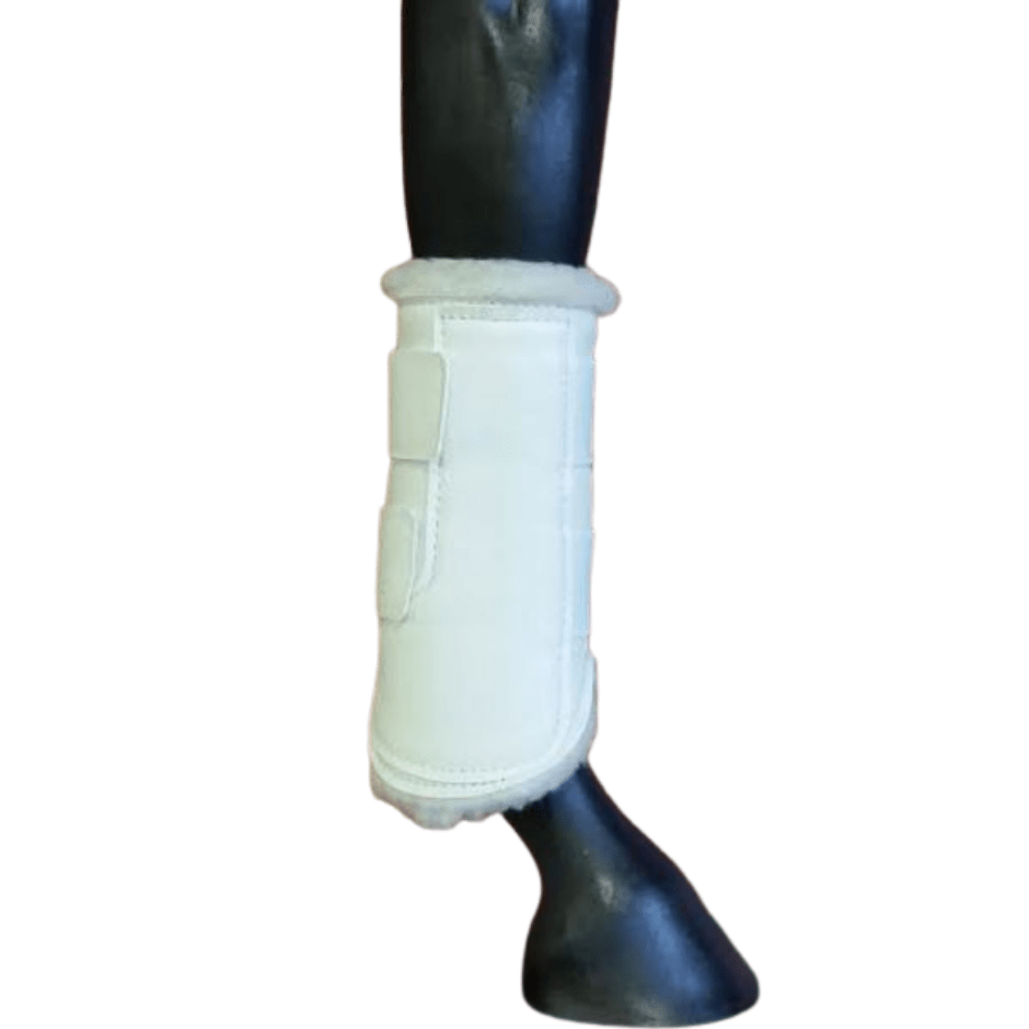 white valena hind boot inside view